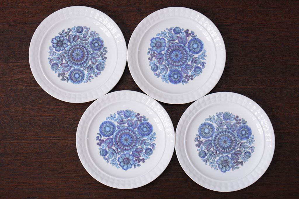 アンティーク雑貨　スペインビンテージ　PONTESA(ポンテサ)　カップ&ソーサー、皿など8点セット