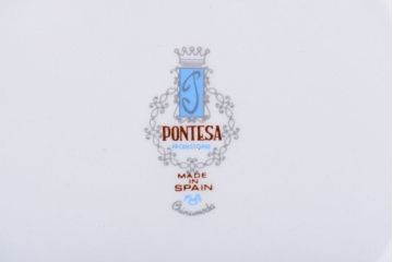 アンティーク雑貨　スペインビンテージ　PONTESA(ポンテサ)　カップ&ソーサー、皿など8点セット