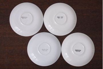 イギリスビンテージ　MIDWINTER(ミッドウィンター)　Roselle(ロゼル)シリーズ　カップ&ソーサー4客セット