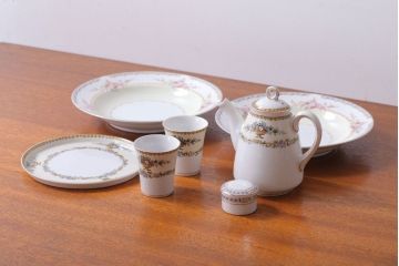 アンティーク雑貨　アンティーク　オールドノリタケ　ティーポット　コップなど7点