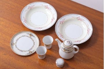 アンティーク雑貨　アンティーク　オールドノリタケ　ティーポット　コップなど7点