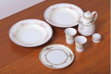 アンティーク雑貨　アンティーク　オールドノリタケ　ティーポット　コップなど7点