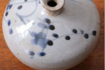 アンティーク雑貨　アンティーク　江戸期　染付油壷・古伊万里