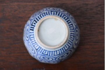 アンティーク雑貨　明治期　蛸唐草向付7客(伊万里)