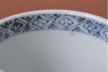 古民具・骨董　江戸後期　染付蕎麦猪口7客(伊万里)