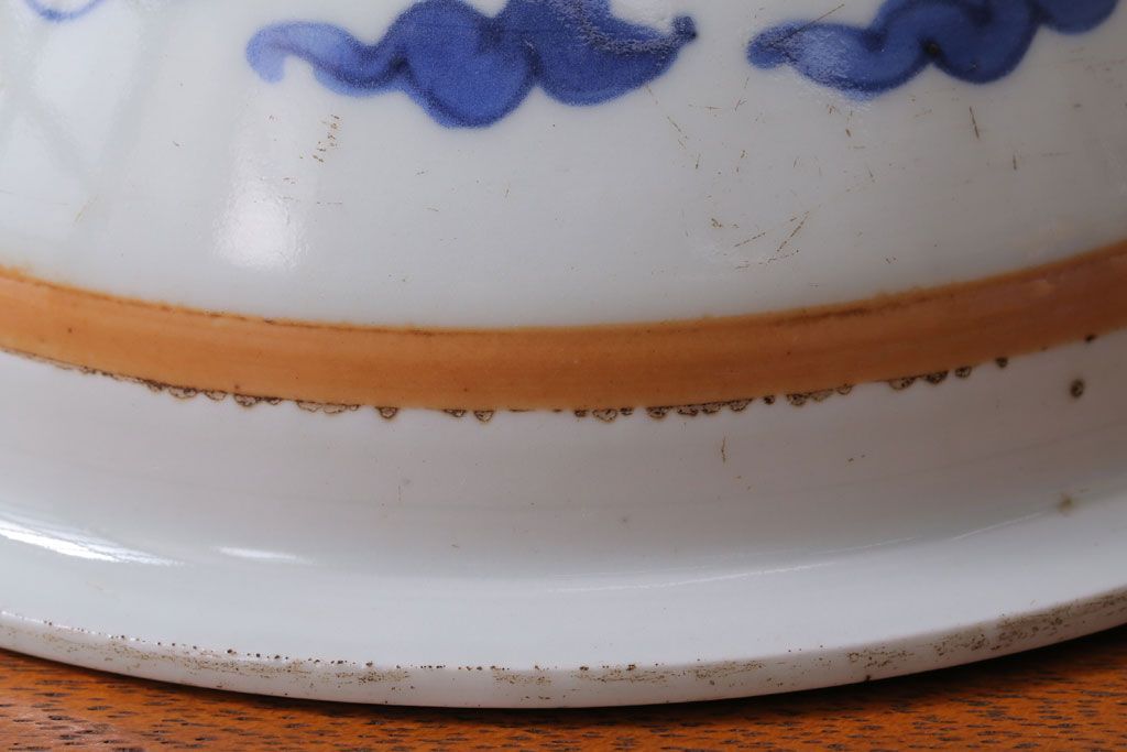 骨董 絵付け高脚杯 公式】アンティーク家具ラフジュ工房商品詳細ページ古民具・骨董