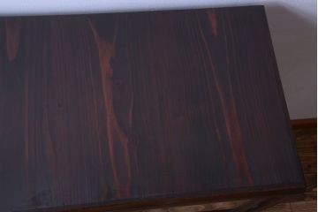 アンティーク家具　アンティーク　古い木が味わい深いシンプルな収納棚