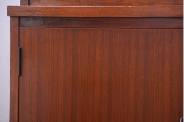 レトロ家具　昭和レトロ　シンプルなアンティーク食器棚(カップボード)