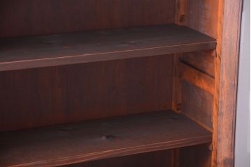 レトロ家具　昭和レトロ　シンプルなアンティーク食器棚(カップボード)