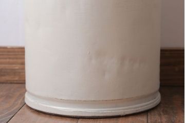 昭和レトロ 古いアイアンのペイントミルク缶(牛乳缶)
