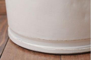昭和レトロ 古いアイアンのペイントミルク缶(牛乳缶)