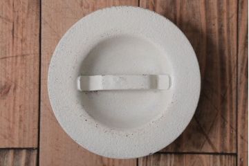 昭和レトロ 古いアイアンのペイントミルク缶(牛乳缶)