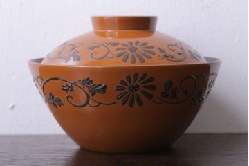 アンティーク雑貨　大正四年　蒔絵の美しい木製お椀10客(漆器)