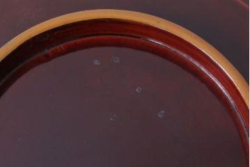 アンティーク雑貨　大正〜昭和初期　金蒔絵菓子鉢2点(漆器)