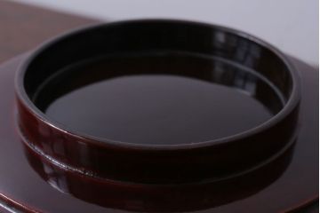 アンティーク雑貨　大正〜昭和初期　金蒔絵菓子鉢2点(漆器)