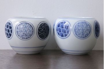 アンティーク雑貨　古民具・骨董　桑材製　煙草盆・火入付(茶道具)