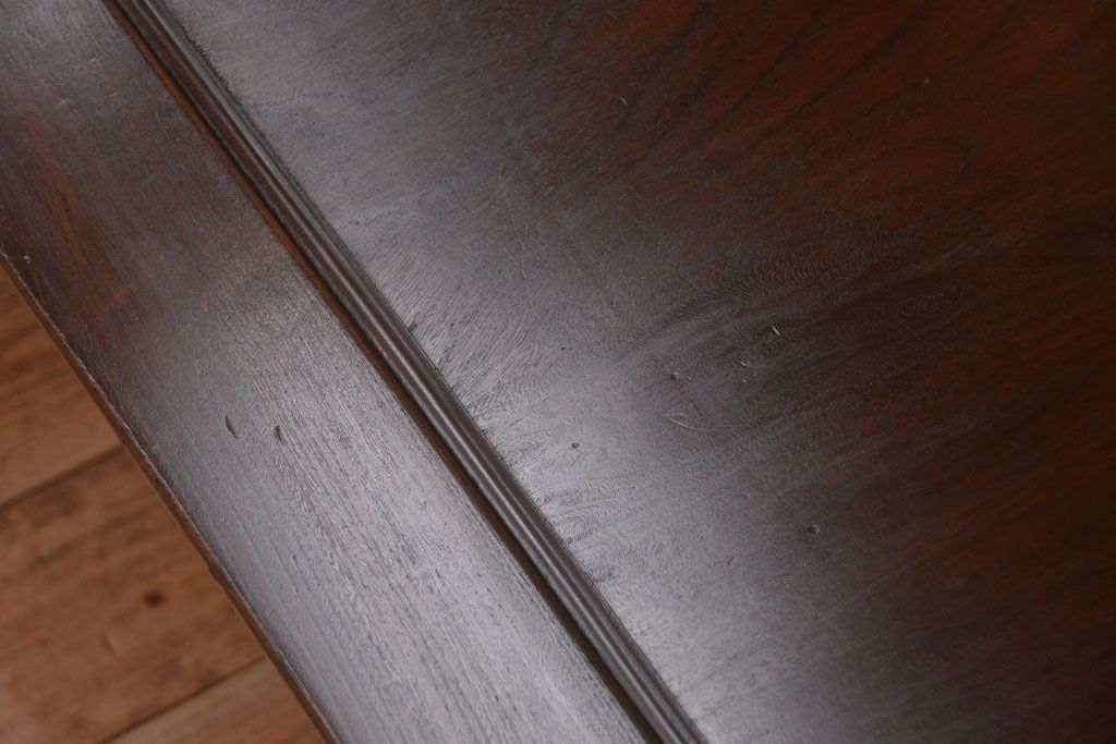 アンティーク家具　和製アンティーク　総欅材の重厚な座卓(センターテーブル)