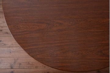 ヴィンテージ家具　和製アンティーク　ビンテージキツツキマーク!上品なラウンドダイニングテーブル