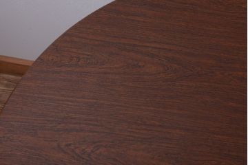 ヴィンテージ家具　和製アンティーク　ビンテージキツツキマーク!上品なラウンドダイニングテーブル