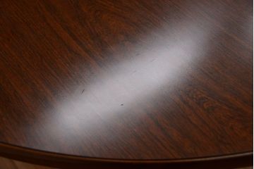 ヴィンテージ家具　和製アンティーク　ビンテージキツツキマーク!上品なラウンドダイニングテーブル