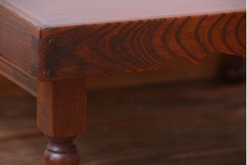 アンティーク家具　古民具・骨董　総欅材!上質なアンティークちゃぶ台(座卓・センターテーブル)
