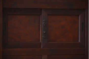 アンティーク家具　古民具・骨董　大きな収納箪笥サイドボード(水屋箪笥)