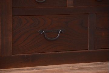 アンティーク家具　古民具・骨董　大きな収納箪笥サイドボード(水屋箪笥)