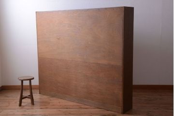 レトロ家具　昭和レトロ　古い木製の大きなアンティークロッカー