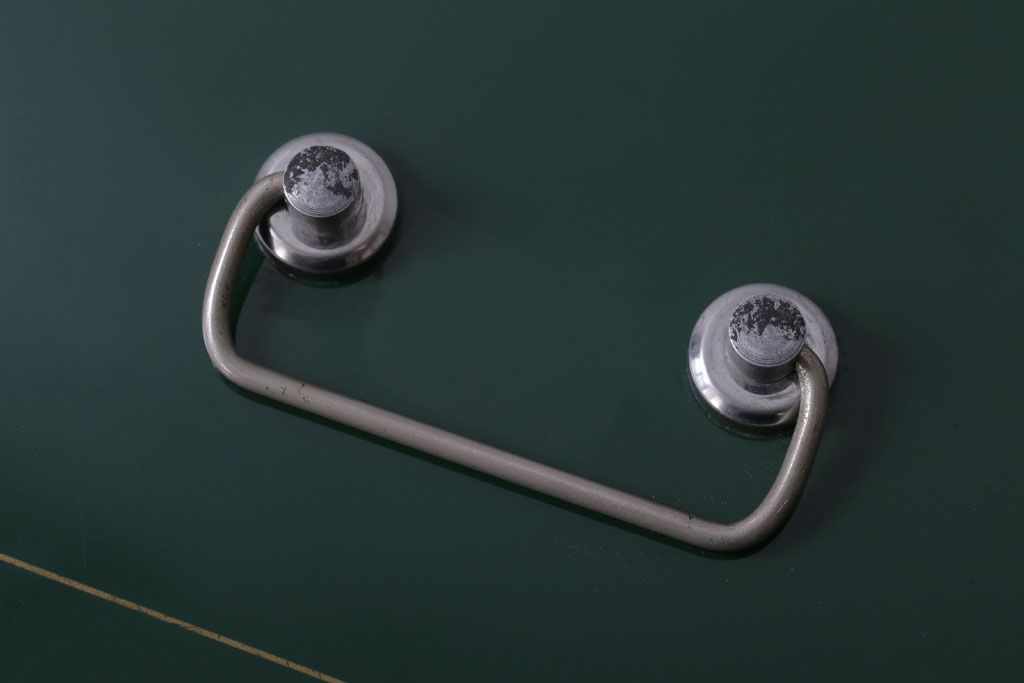 アンティーク雑貨　昭和レトロ　TOHO　内田洋行　ビンテージ手提げ金庫(CASH BOX)