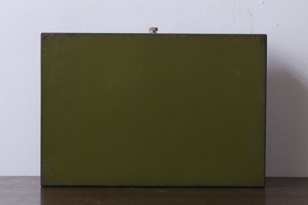 アンティーク雑貨　昭和レトロ　TOHO　内田洋行　ビンテージ手提げ金庫(CASH BOX)