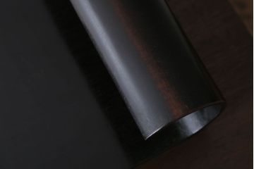 アンティーク家具　古民具・骨董　シンプルデザインの古い唐木材製巻き花台