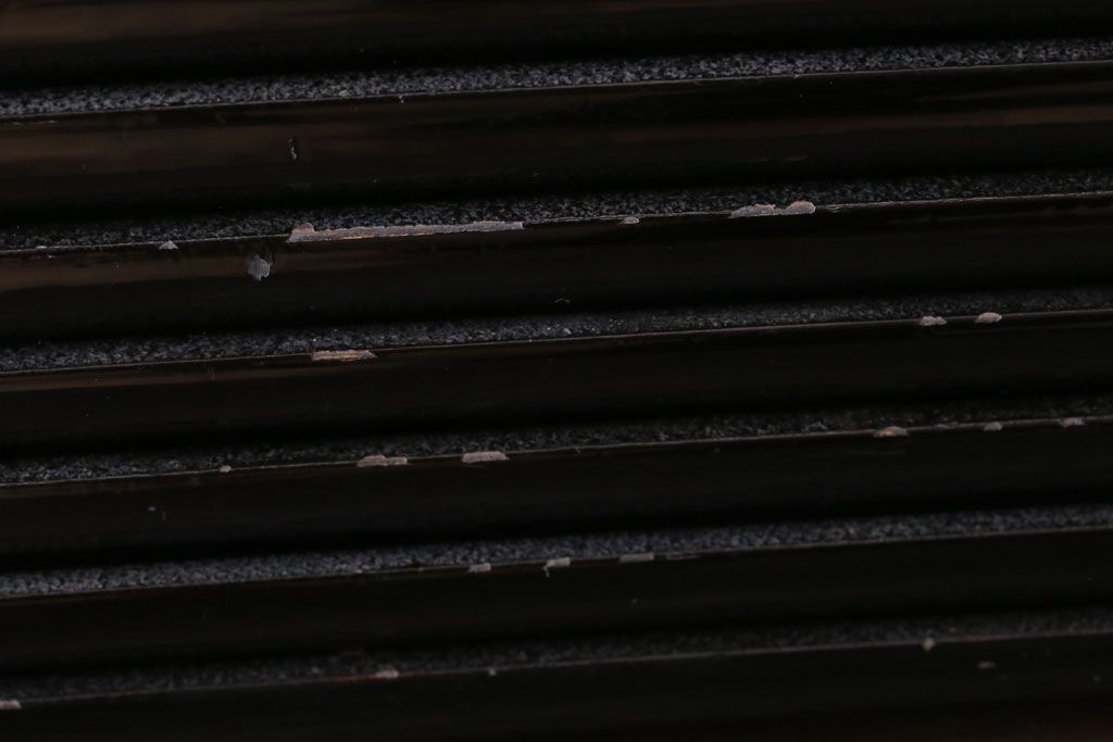 アンティーク雑貨　古民具・骨董　明治期　石目塗蒔絵膳9客