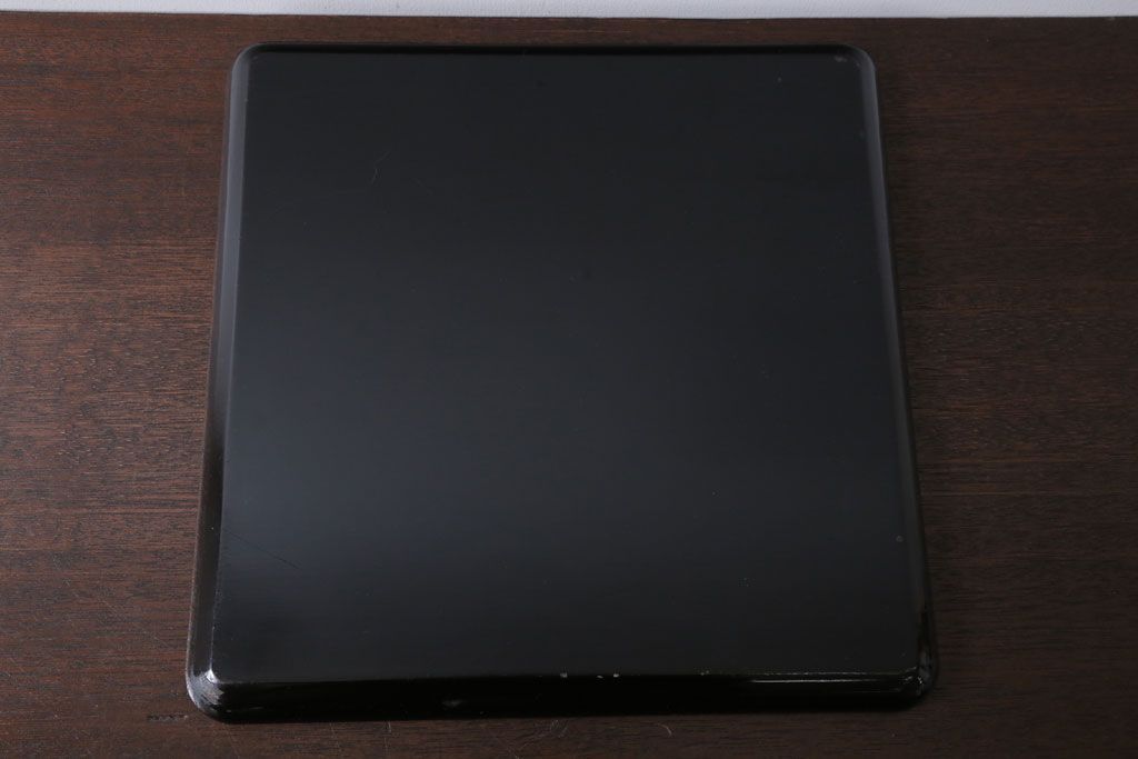 アンティーク雑貨　古民具・骨董　明治期　石目塗蒔絵膳9客