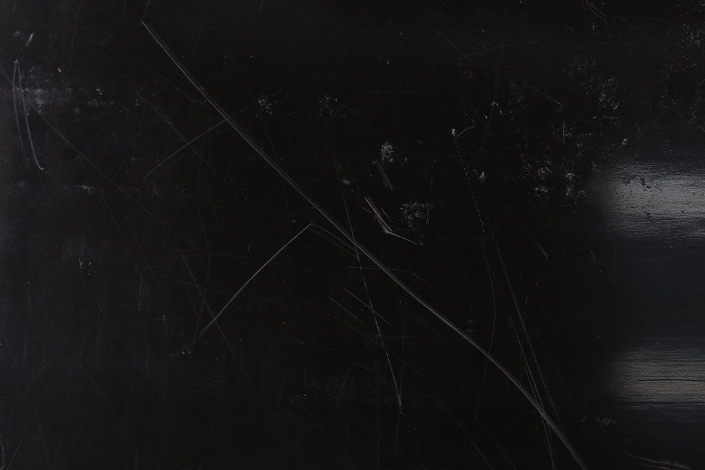 アンティーク雑貨　古民具・骨董　明治期　石目塗蒔絵膳9客