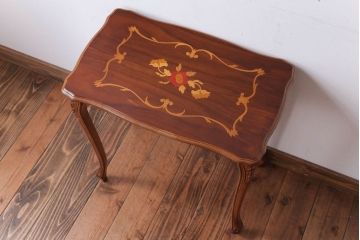 中古　イタリア製 高級感あふれるサイドテーブル