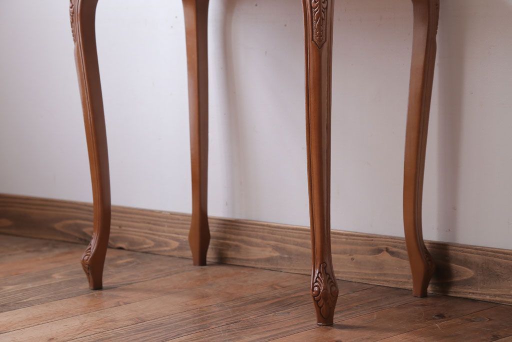 中古　イタリア製 高級感あふれるサイドテーブル