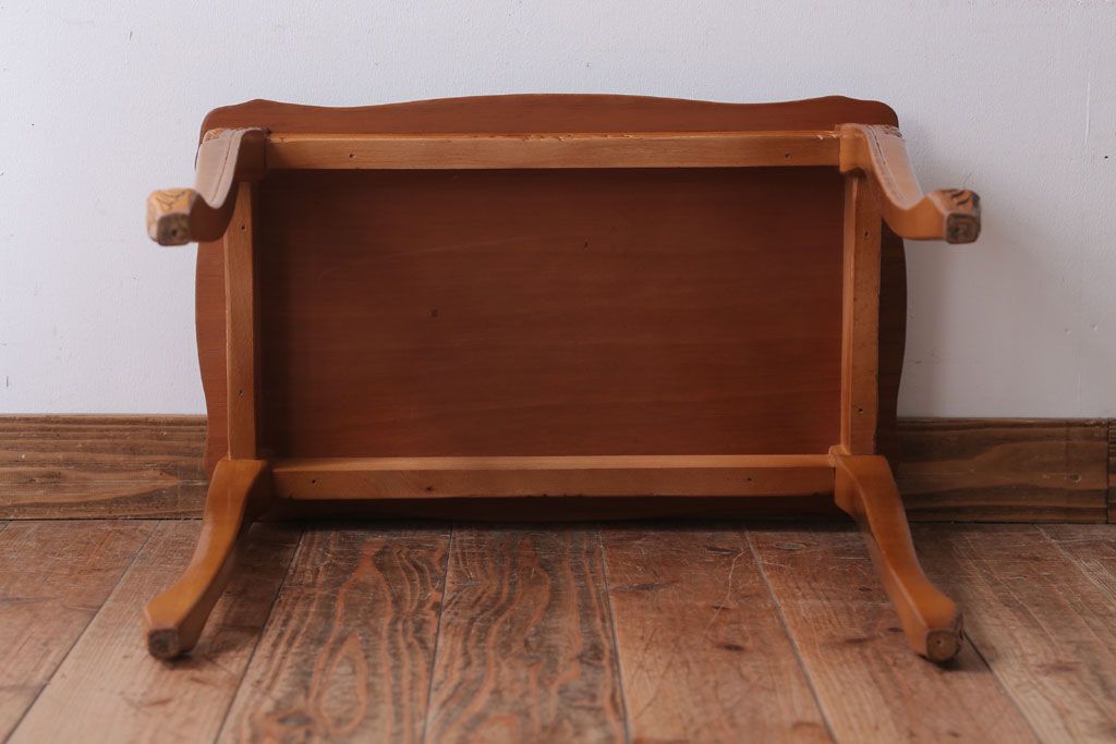 中古　イタリア製 高級感あふれるサイドテーブル