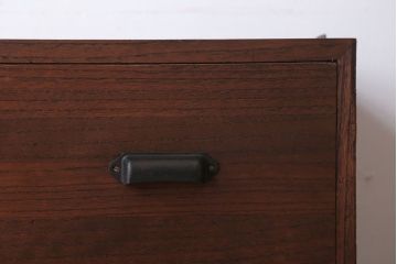 アンティーク家具　和製アンティーク　桐材製!鉄脚付き衣装箪笥ローボード(2)