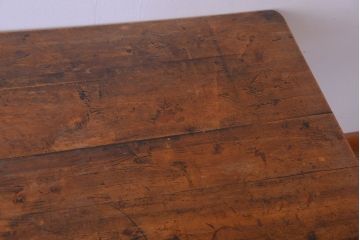 アンティーク家具　和製アンティーク　古い木の素朴なダイニングテーブル