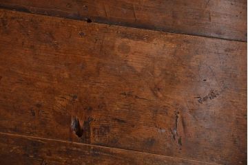 アンティーク家具　和製アンティーク　古い木の素朴なダイニングテーブル