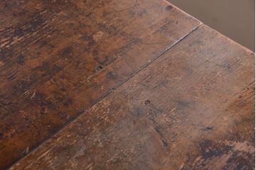 アンティーク家具　和製アンティーク　古い木の素朴なダイニングテーブル