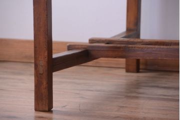 アンティーク家具　和製アンティーク　古い木の素朴なダイニングテーブル