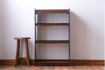 アンティーク家具　和製アンティーク　シンプルでシックなブックシェルフ(本棚)