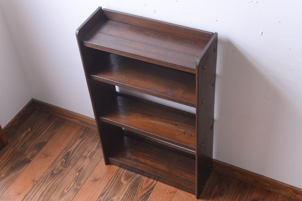アンティーク家具　和製アンティーク　シンプルでシックなブックシェルフ(本棚)