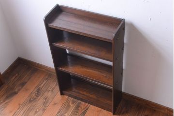 アンティーク家具　和製アンティーク　シンプルでシックなブックシェルフ(本棚)