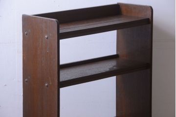 アンティーク家具　和製アンティーク　シンプルでシックなブックシェルフ(本棚)