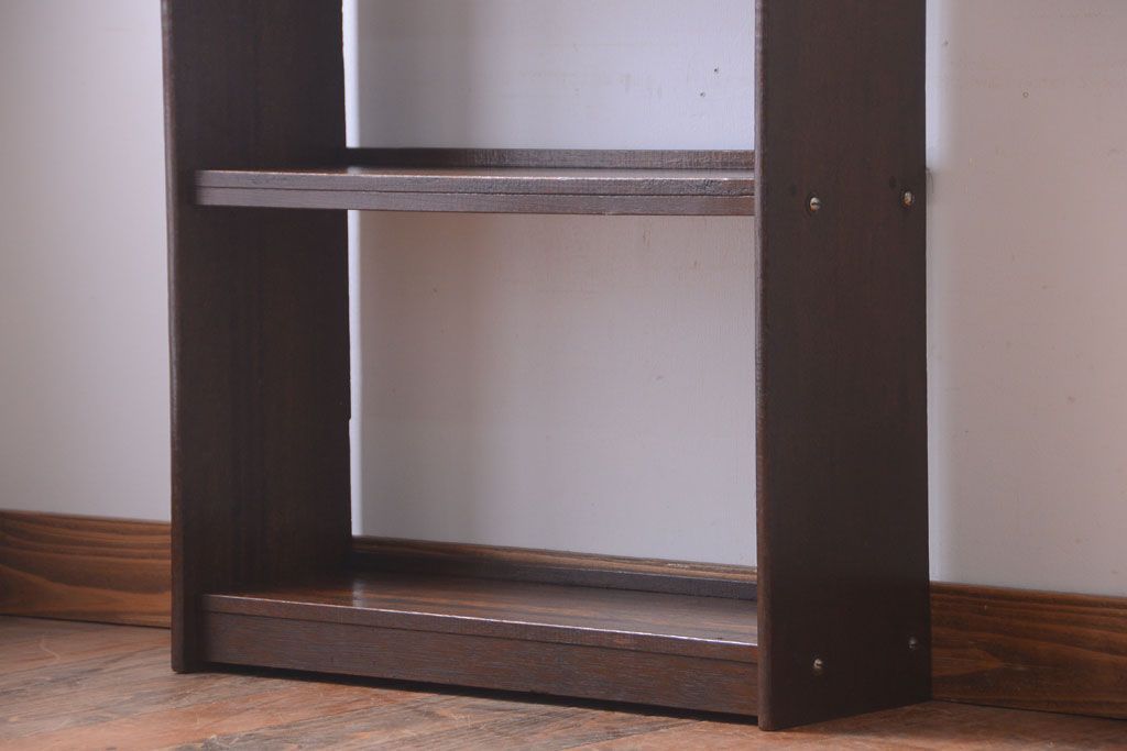 アンティーク家具　和製アンティーク　シンプルでシックなブックシェルフ(本棚)