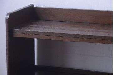 アンティーク家具　和製アンティーク　シンプルでシックなブックシェルフ(本棚)