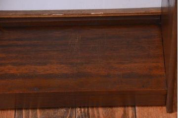 アンティーク家具　和製アンティーク　シンプルでシックなブックシェルフ(本棚)