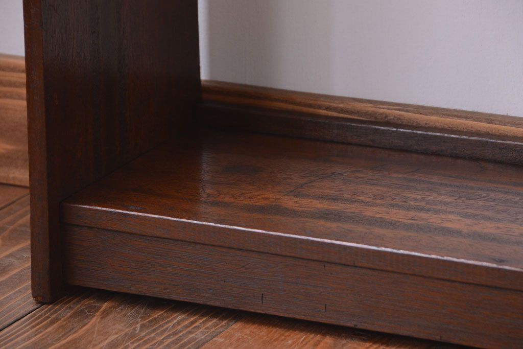 アンティーク家具　和製アンティーク　シンプルでシックなブックシェルフ(本棚)